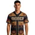 thumbnail image 5 of 2026 New Mexico Soccer Jersey Adult, Mexican Jersey Soccer T-Shirt, Mexico National Team Pattern V-Neck Short Sleeve Athletic Casual Football Top for Adult, 5 of 5