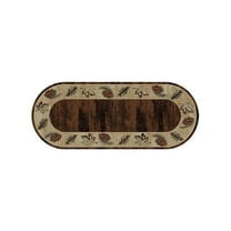 Mayberry Rug American Destination Cumberland Brown Lodge Area Rug - 2'2"x5'3"