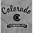 thumbnail image 2 of Colorado Cute State Flag Souvenir Men's Graphic T Shirt Tees Brisco Brands S, 2 of 4