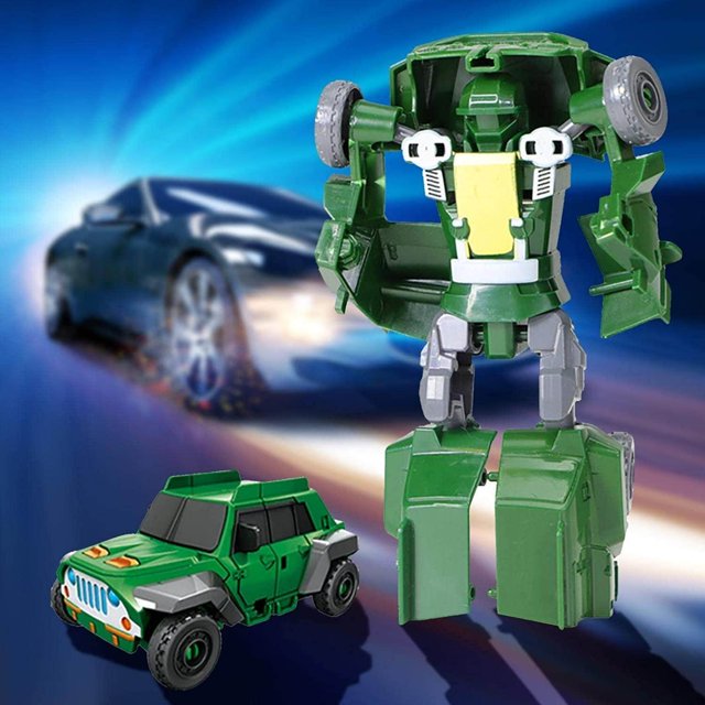Juguete 5 en 1 que cambia de forma, conjunto de vehículos de juguete, coches, Robot, conversión de juguetes, conjunto de figuras de acción de Robot para niños