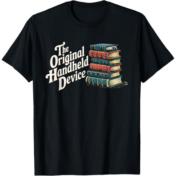 The Original Handheld Device Book Fair Book Lover T-Shirt