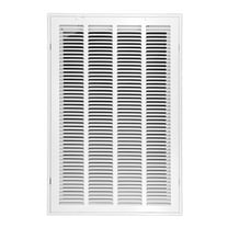 20 In. Wide X 30 In. High Return Air Filter Grille Of Steel In White