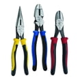 thumbnail image 1 of Pinzas Electricista 3 Pzas Alta Palanca + Corte Klein Tools Klein Tools KTM0005, 1 of 2