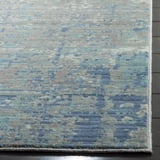 Mystique Light Blue/Multi Large Rectangle Rug-Color:Light Blue/Multi ...