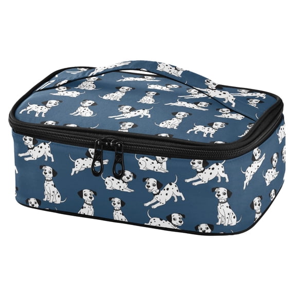 ALAZA Cartoon Dalmatian Dog Lunch Box Insulated Cooler Tote Bag Reusable School Picnic Travel Office