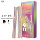 thumbnail image 1 of 2 piezas 4d Curling Mascara 2-en-1 Maquillaje Black Eyelash Mascara Eye Lashes Makeup Lash Mascara Long JM, 1 of 5