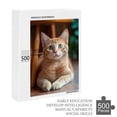 thumbnail image 6 of 500-Piece Puzzle Featuring cats – A Fun, Challenging Puzzle for Adults Who Love Animals and Puzzle Games, 6 of 8