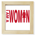 thumbnail image 1 of Status Status Status Women Gender Square Picture Frame Wall Tabletop Display, 1 of 3