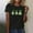 #134-Multicolor, variant on Ounisa St Patricks Day Shirt Women V Neck Funny St Paddys Day T-Shirt Irish Shamrock Gnomes Heart Graphic Short Sleeve Clover Tee