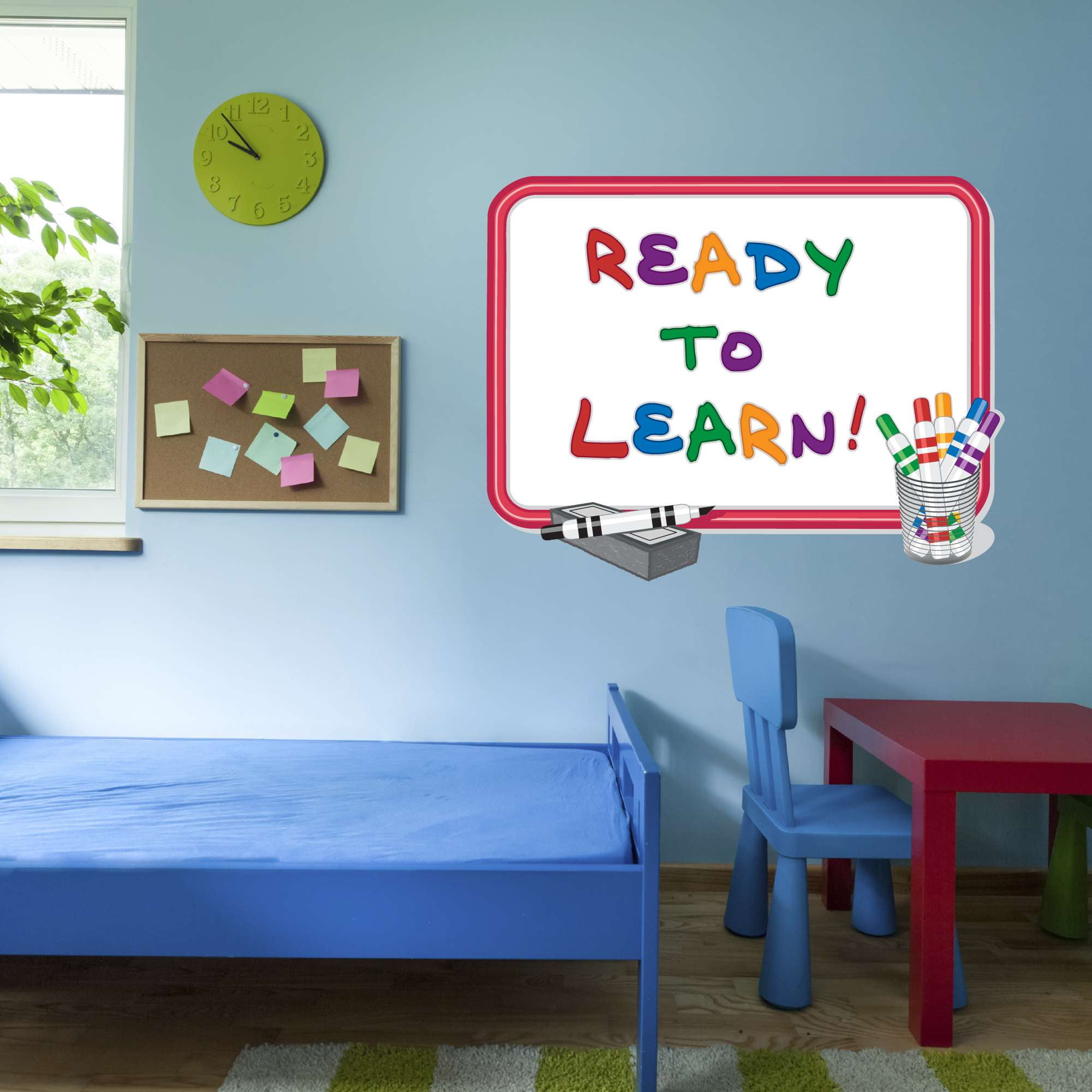 Learning Wall Decal Ready To Learn Educational Kids School Classroom