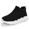 thumbnail image 2 of Gibobby Kids Slip-On Sneakers: Stylish and Comfortable Athletic Shoes for Boys and Girls in Toddler and Little Kid Sizes(Black,5.5-6 Years), 2 of 6