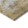 thumbnail image 3 of Addison Rugs Mayfield Premium Machine Washable Transitional Modern Gold Round Rug, 8' x 8', 3 of 5