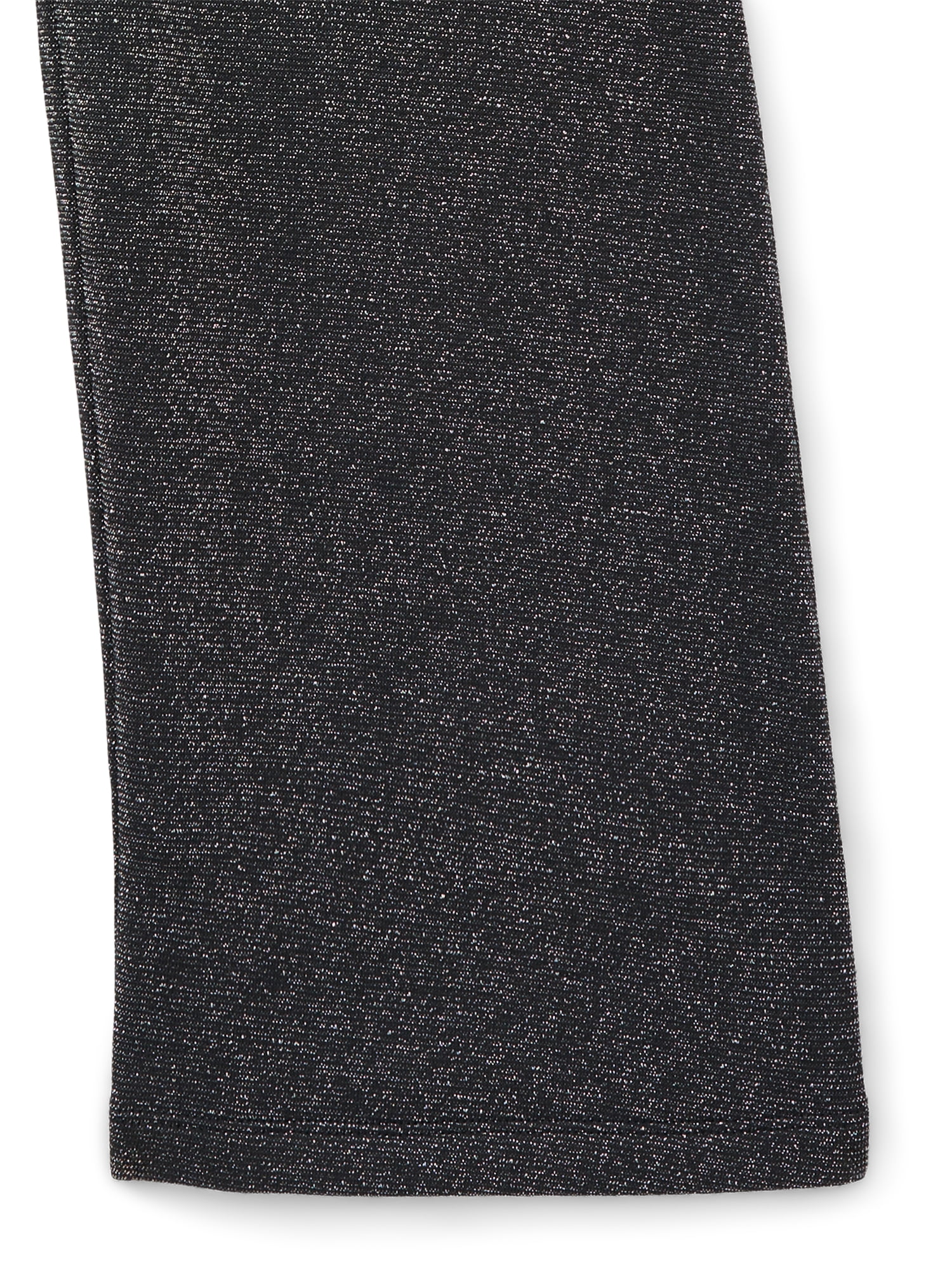 Wonder Nation Little Girls' Metallic Fleece Wide Leg Pant, Sizes 4-10
