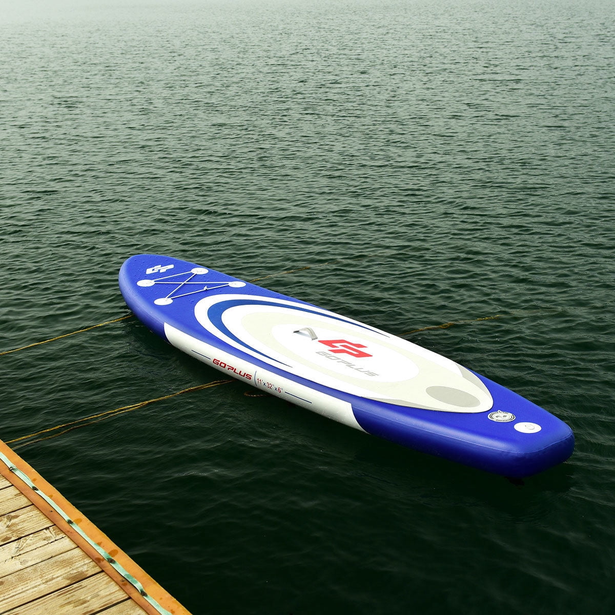 Goplus 11' Inflatable Stand up Paddle Board Surfboard SUP W/ Bag Adjustable Paddle Fin