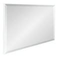 thumbnail image 1 of Kate And Laurel Rhodes Modern Decorative Rectangle Wall Mirror, 24.75" x 36.75", White, Contemporary Wall Decor, 1 of 8