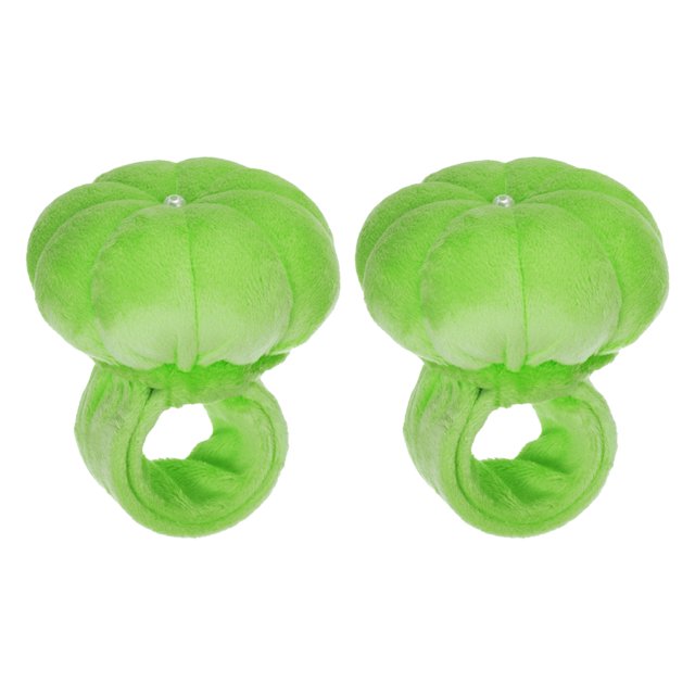 Unique Bargains 2PCS Wrist Pin Cushions Band Sewing Needle Cushion with Adjustable Strap, Green