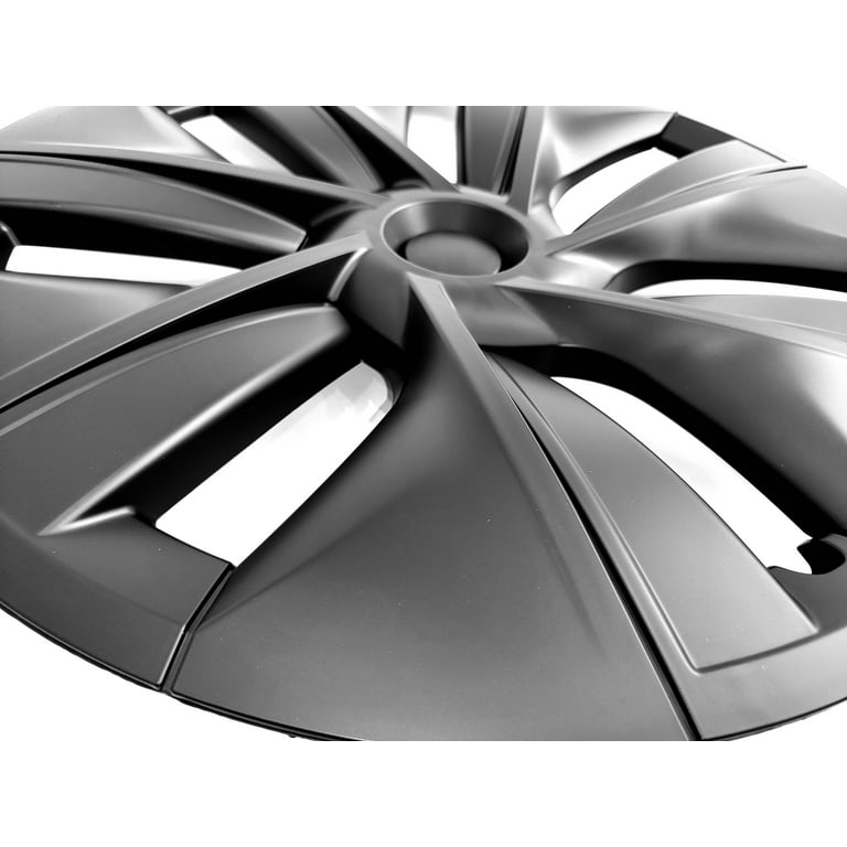 Hub Cap Wheel Cap 19 Inch Rim Cover Matte GT For 2020-2023 Tesla Model Y  4PCS