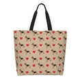 thumbnail image 1 of Disketp German Shepherd Dog Bolsa Tote Estampada para Mujer, Bolso de Hombro y de Mano para Compras y Viajes, 1 of 8