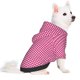 thumbnail image 2 of Fotbe Pink Gingham Sudadera con Estampado para Perros Pequeños – Suéter con Capucha para Mascotas, Tela Suave de Forro Polar con Bolsillo-Medium, 2 of 7