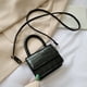 thumbnail image 5 of Moda mujer PU cuero Mini bolsos de mano calle viaje compras bolso de hombro Casual solapa mensajero bandolera, 5 of 9