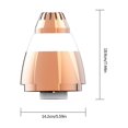 thumbnail image 3 of 4pcs Eyebrow Hair Remover Replacement Heads for Women Painless Eyebrow Trimmer Blades Perfect and Smooth, Rose Gold, 3 of 4