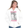thumbnail image 4 of Betty Boop Hot Babe Sex Symbol Cute Zip Hoodie Sweatshirt Women Brisco Brands M, 4 of 6