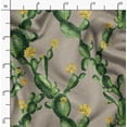 thumbnail image 2 of Soimoi Poly Taffeta Green Fabric By the Yard - 56 Inch Wide - Cactus Tree Fabric - Botanical Beauty Elegance Printed Fabric, 2 of 6