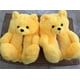 thumbnail image 1 of Zapatillas de invierno para mujer con osito de peluche, juguetes blandos adecuados para niños de 3 a 6 años (amarillo), lindas zapatillas de casa con osito de dibujos animados, pantuflas, chanclas cál, 1 of 1
