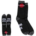 thumbnail image 1 of Budweiser Chaussettes Crew à Imprimé Fond de Bière Boisson d'Eau, 1 of 5