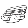 thumbnail image 4 of Barbecue Grill, High Temperature  Safe To Use BBQ Rib Rack  for Camping, 4 of 8