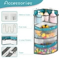 thumbnail image 4 of Sac de Rangement pour Salle de Bain d'Enfants, Porte-Jouets Multifonctionnel, Sac de Rangement pour Articles de Toilette, Serviette de Plage, 4 of 7