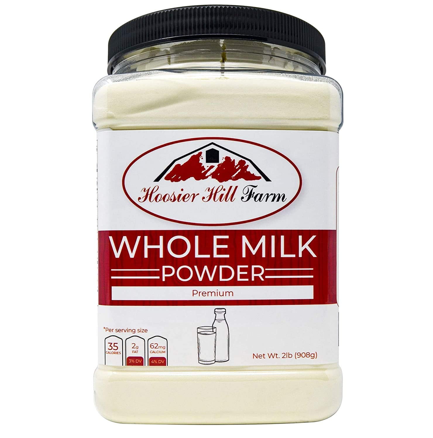 Hoosier Hill Farm All American Whole Milk Powder, rBST Free, Made in