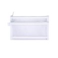 thumbnail image 1 of Quinlirra - Estuche para bolígrafos doble, transparente, de malla, de gran capacidad, para exámenes, organizador de papelería, de nailon, para oficina, accesorios estéticos de escritorio, regalos de, 1 of 7