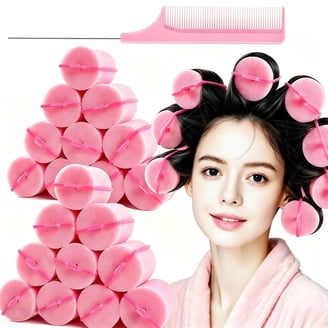 ホルミシス　メディカルローラーQueen 5本セット Kitsch Satin Jumbo Flexi Rods Hair Rollers - Rosewood - 4pk
