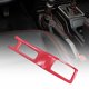 thumbnail image 5 of Cubierta del panel de la palanca de cambios del coche, duradera, de fácil instalación, compatible con JL Fibra de carbono roja, 5 of 7
