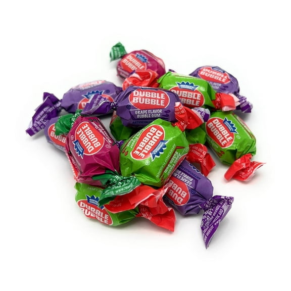 YANKEETRADERS® Triple Fruit Flavor Dubble Bubble Wrapped Bubble Gum - 4 lbs.