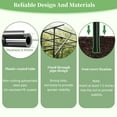 thumbnail image 2 of Grape Vine Trellis - Size: 78.8 * 78.5 * 59 inches - Large Outdoor Garden Arch Trellis, Used for Outdoor Climbing of Plants, Courtyard and Garden Decoration of Pavilions (Black), 2 of 6