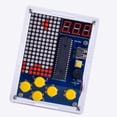 thumbnail image 4 of de soldadura electrónica, módulo de de juego s de aprendizaje de práctica de soldadura, de juego clásico retro con estuche de acrílico shamjiam Consola de juegos, 4 of 8