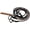 Black/Rawhide, variant on Braided 8 Ft. Rawhide Nylon Romel Rommel Western Horse Reins Popper 60760