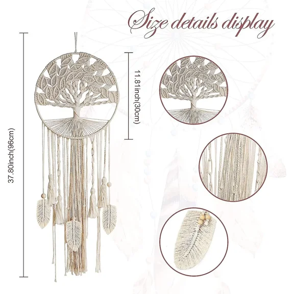Tree Of Life Large Dream Catcher,wall Hanging TAO