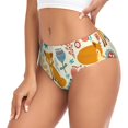 thumbnail image 2 of Fotbe Whimsical Fox Floral Garden Calzones Estampados para Mujer – Ropa Interior de Algodón, Cómoda, Suave y Elástica-Medium, 2 of 6
