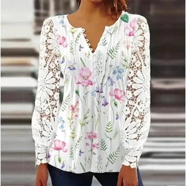 Ropa de encaje para mujer, camisas de calle para mujer, Tops Vintage Y2k, camisetas de moda para primavera y otoño, camisetas casuales elegantes