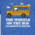 thumbnail image 3 of Peanuts - Snoopy and Woodstock - Wheels on the Bus - Back to School - Toddler And Youth Short Sleeve Graphic T-Shirt, 3 of 6