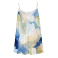 thumbnail image 4 of DHFJKG Bohemian Tank Tops For Women Floral Print Sleeveless Scoop Neck Flowy Camisole Summer Beach Vacation Clothes Versatile Top, 4 of 5