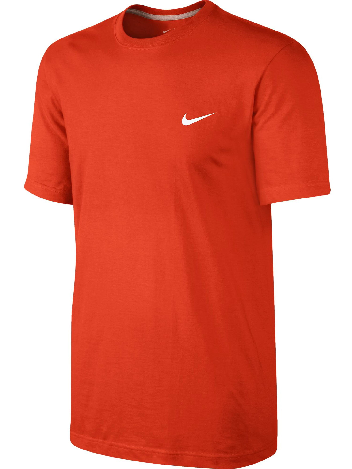 Nike - Nike Embroidered Swoosh Men's T-Shirt Athletic Orange/White ...