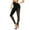 Black, variant on gbyLJF Womens Leggings Plus Size Lace Patchwork Leggings Casual High Waisted Lightweight Long Stretch Workout Pants Black S