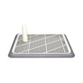 thumbnail image 3 of Puppy Dog Toilet Grid Separated Groove Design ,Portable Dog ,Reusable with Urinary Column Small Dog Training Pads for Training Dog Grey, 3 of 8