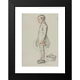 thumbnail image 2 of Richard Redgrave 14x18 Black Modern Framed Museum Art Print Titled - Study for “Country Cousins” (C. 1847-48), 2 of 5