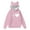 02-Pink, variant on Vibrex Lightweight Hoodies for Women's Cat Ears Hoodie - Printed Pullover Sweatshirt,Loose Fit Long Sleeve Casual Hooded Top with Drawstring,22 Styles 2025 Fashion Tops Trendy Fall Winter Clothe