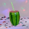 thumbnail image 4 of Reusable Watermelon Themed Drinking With Straw and Lid for Summer Parties Kids Bulk Fruit Cups Birthday Decorations Bottles, 4 of 5